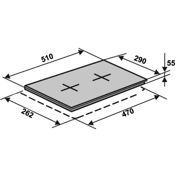 Фото - Варочная панель газовая Ventolux HG 320 CS (BK) 7